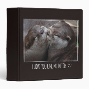 Classeur Je T'Aime Pas D'Otter Mignonne Photo
