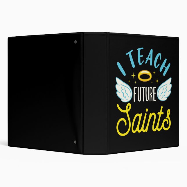 Classeur J'Enseigne Les Saints Futurs Enseignant Catholique (Arrière-plan)