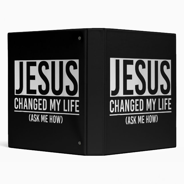 Classeur Jésus A Changé Ma Vie Demandez-Moi Comment Jésus (Arrière-plan)
