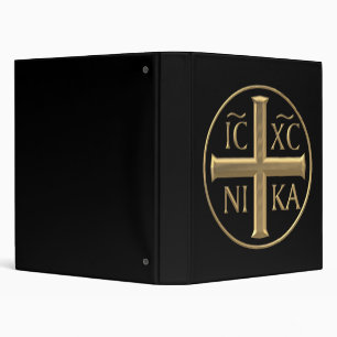 Classeur Jésus Christ "3D" doré : Conquêtes