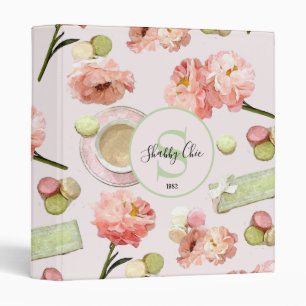 Classeur Jeu de pignons et de macarons chic branchés de Sha