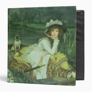 Classeur Jeune femme de James Tissot   dans un bateau, ou