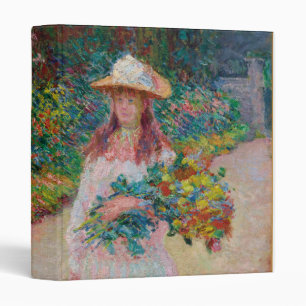 Classeur Jeune fille dans le jardin de Giverny, 1888