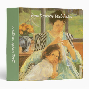 Classeur Jeune mère coudre par Mary Cassatt, Art Vintage