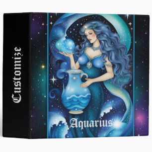 Classeur Jewel Galaxie Zodiaque Verseau