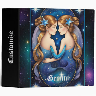 Classeur Jewel Galaxy Zodiaque Gémeaux 