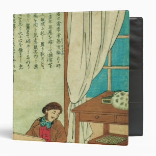Classeur JJ Audubon en voyage aux disovers du Japon un rat