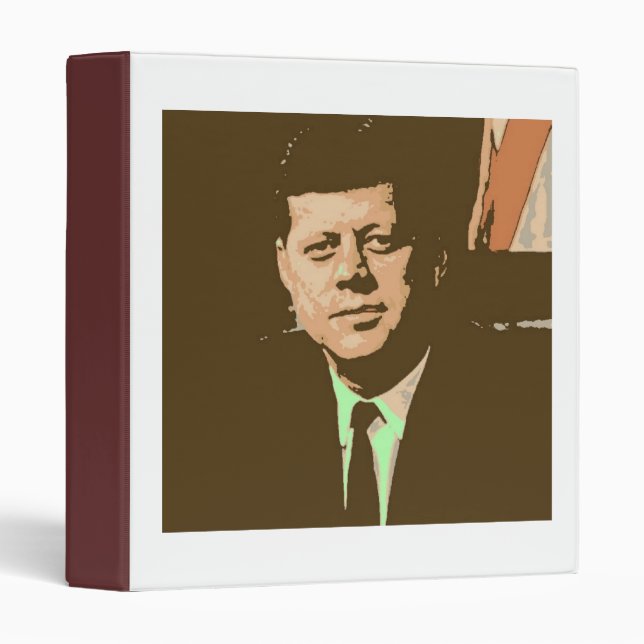 Classeur John F Kennedy (Devant/Côté)