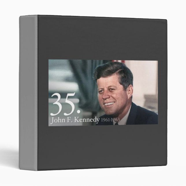 Classeur John F Kennedy (Devant/Côté)