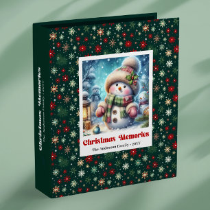 Classeur Joli album de Noël pour enfants au bonhomme de nei