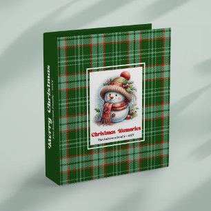 Classeur Joli album de Noël pour enfants avec bonhomme de n