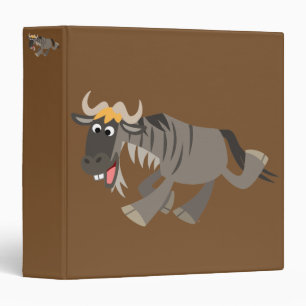 Classeur Joli Cartoon Wildebeest