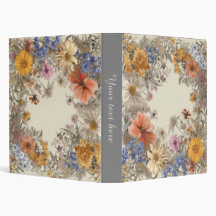 Classeur Joli floral