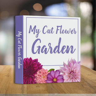 Classeur Joli Floral Mon Jardin Fleur Coupé