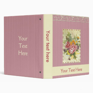 Classeur joli liant floral