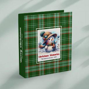 Classeur Joli livre de souvenir de neige drôle personnalisé