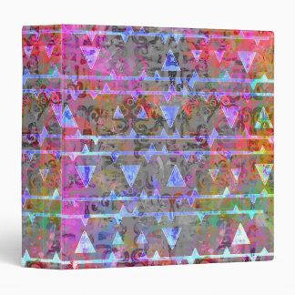 Classeur Joli motif aztèque de symbole de triangle