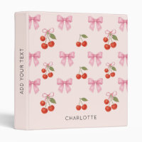 Joli motif coquette à nœud papillon en cerisier aq