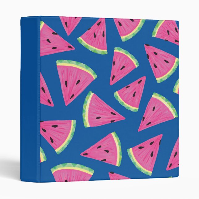Classeur Joli motif de pastèque (Devant/Côté)