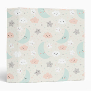 Classeur Joli Motif Pastel Sky souriant