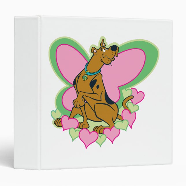 Classeur Joli Papillon Scooby-Doo (Devant/Côté)