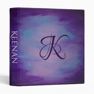 Classeur Joli Pastels Cloud rose mignon Ciel bleu violet