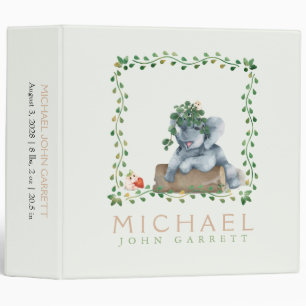 Classeur Joli petit éléphant garçon bébé Album photo