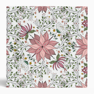 Classeur Joli Pink Floral Dooda Vintage Carrelage Art