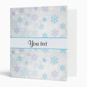 Classeur Joli Snowflakes de Noël