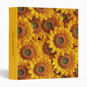 Classeur Joli tournesol motif