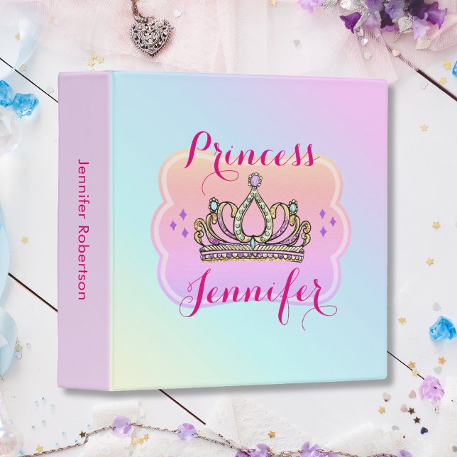 Classeur Jolie école Rainbow Princess (Créateur téléchargé)