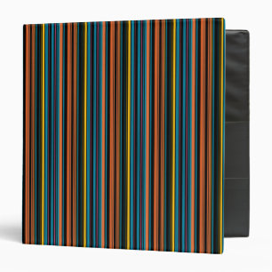 Classeur Jolies rayures noir bleu
