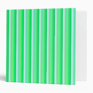 Classeur Jolies rayures vert aqua