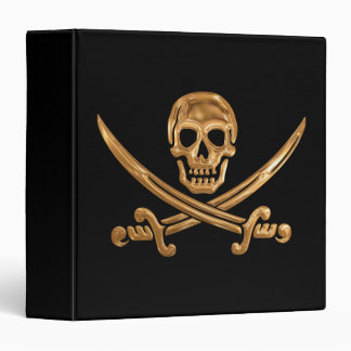 Classeur Jolly roger d'or