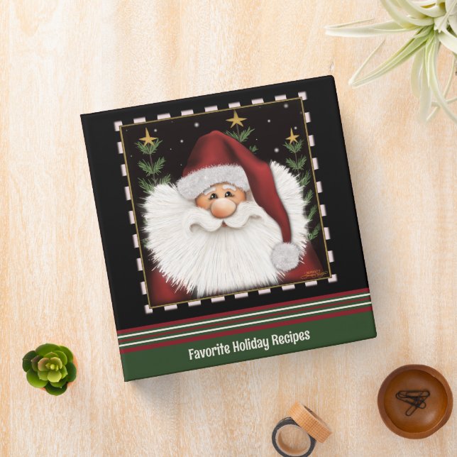 Classeur Jote Père Noël Recette de Noël Rouge Vert (In Situ)