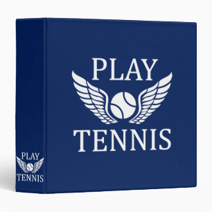 Classeur Jouer au tennis