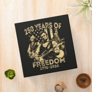Classeur Jouer de la guitare 4 juillet 250e anniversaire