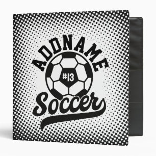 Classeur Joueur de football AJOUTER LE NOM Équipe de footba