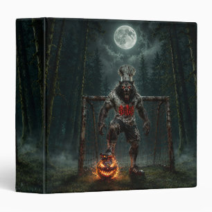 Classeur Joueur de football Loup-Garou Art Horreur Hallowee