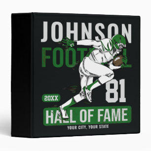 Classeur JOUEUR DE Football Personnalisé Équipe NUMBER Spor