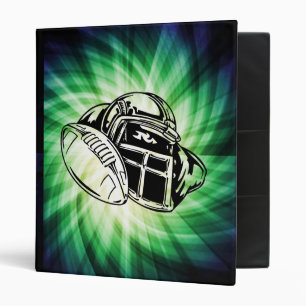 Classeur Joueur de football vert cool