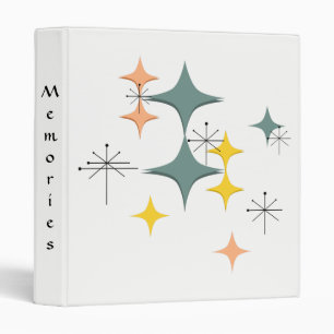 Classeur Journal atomique moderne d'Eames Starbursts de la
