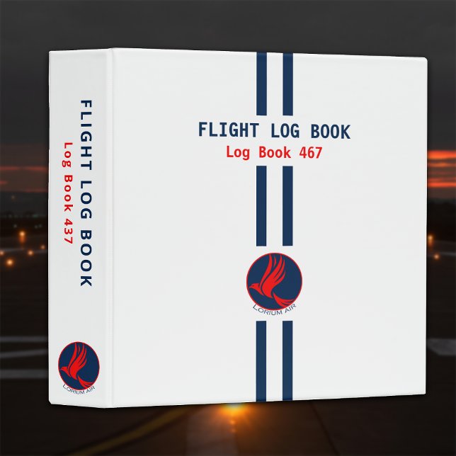 Classeur Journal de bord de l'aviation (Créateur téléchargé)