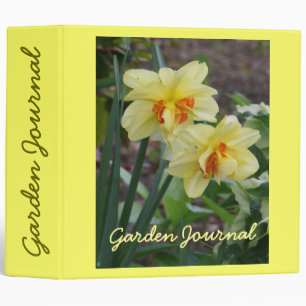 Classeur Journal de jardin de jonquilles de ressort - Avery