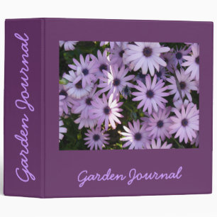 Classeur Journal de jardin de marguerites africaines -