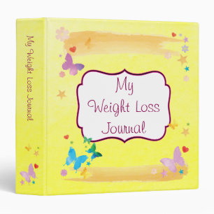 Classeur Journal de motivation pour perte de poids avec un 