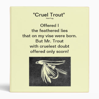 Classeur Journal de pêche à la mouche du Midge noir