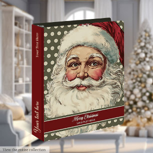 Classeur Journal de recette personnalisé du Père Noël