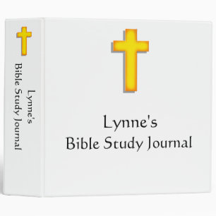 Classeur Journal d'étude de bible, personnalisé