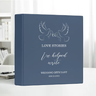 Classeur Journal officiel du Mariage de l'anneau de Dove &
